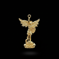 Dije San Miguel Arcángel Oro 18k - Sin Cadena
