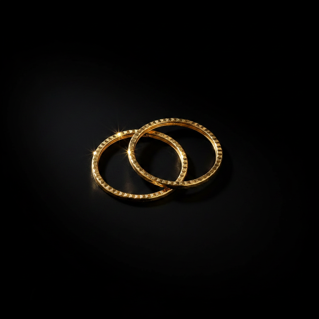 Aretes Argolla Diamantada Oro 18k - Marias Joyeria 18k